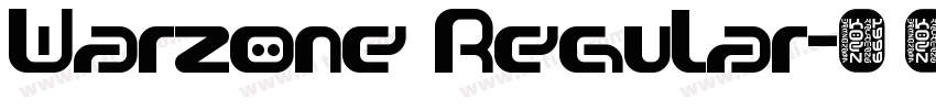 Warzone Regular字体转换